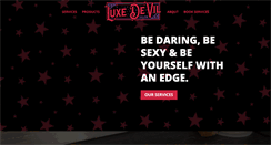 Desktop Screenshot of luxedevilsalon.com